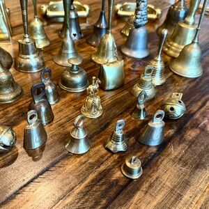 SOLD ⭐️ Collection of Vintage/Antique Brass Bells